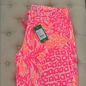 Lilly Pulitzer Pajama Pants Pink Fusion-New!